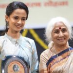 Ketaki Mategaonkar Instagram – Extremely honored to share that I received one of the most prestigious awards “Manik Verma Puraskar” from the hands of Padmavibhushan Dr. Prabhatai Atre. I sincerely thank Swaranand Pratishthan for this great honor. One of the most cherishable moments was I received this award in the auditorium of my school Kalmadi High School. I humbly receive this award and dedicate it to my parents, my gurus, and all of you wonderful listeners and fans. I shall continue to work harder and spread happiness through my music. All my love. Ketaki.❤️
.
Makeup: @diptimakeupartist
Outfit: @labelsoniyasaanchi 
Click: @rushi_clicker 
Managed by @cosmostarmedia 
.
#ketakimategaonkar #grateful #award #manikvarma