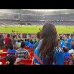 Ketika Sharma Instagram - all about yesterday 💙 #indvspak #worldcup #2023 Narendra Modi Stadium - Ahmedabad