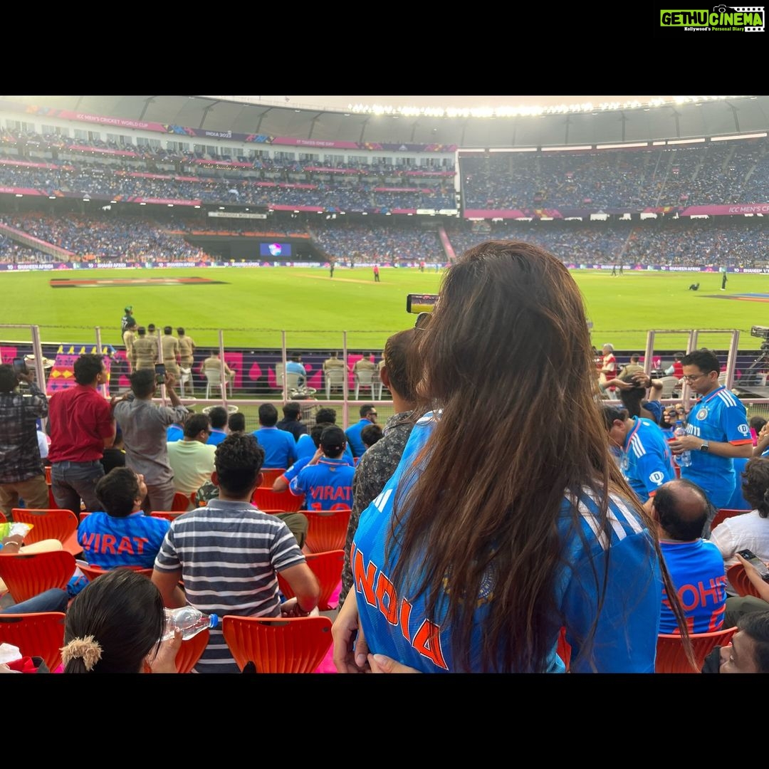 Ketika Sharma Instagram - all about yesterday 💙 #indvspak #worldcup #2023 Narendra Modi Stadium - Ahmedabad