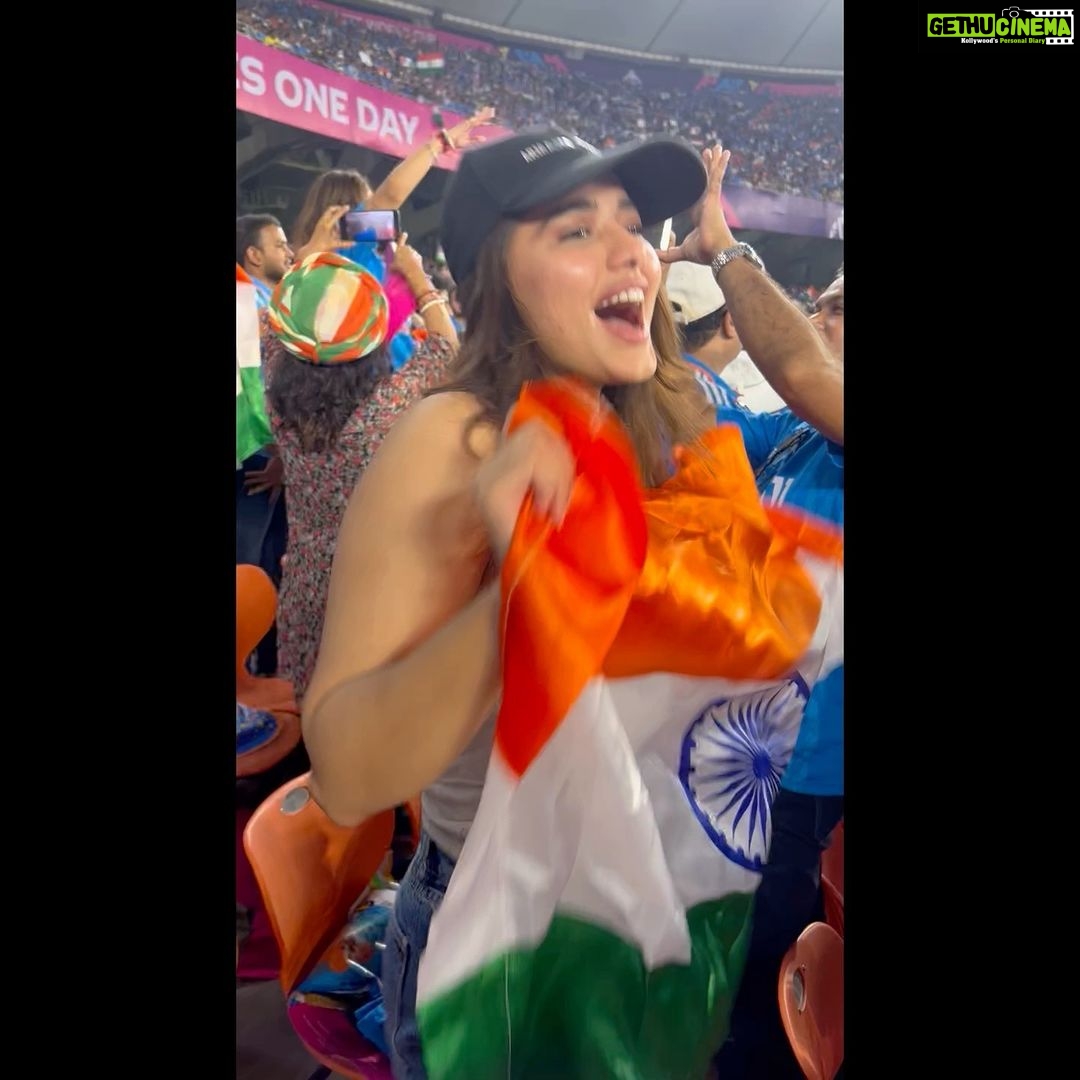Ketika Sharma Instagram - all about yesterday 💙 #indvspak #worldcup #2023 Narendra Modi Stadium - Ahmedabad