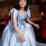 Kinjal Rajpriya Instagram - Princessing around 🩵 Lots of Love, m..m..m..mansi 🤍 Thanks for capturing me in my real element✨@iam_rajinamdar Wardrobe👗 @hv_studio22 #3Ekka #Mansi #Blockbuster #Premiere #Mumbai PVR Juhu