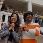 Kinjal Rajpriya Instagram - A Reel To Remember!! @sdj_international_college 🫶 મોજે દરિયા 🤩 વાહ રે સુરત વાહ રે સુરતવાસીઓ ❤️ છેલ્લો દિવસ અને શું થયું પછી ફરી એક વાર ગુજરાતી ફિલ્મોના પ્રમોશન્સ ઐતિહાસિક બન્યા છે🙏 #3Ekka #Promotions #Surat