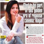 Kinjal Rajpriya Instagram - Today’s Front #AhmedabadTimes Swipe To Read 👉Heartiest Gratitude @ahmedabadtimestoi 🙏