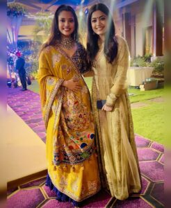 Kinjal Rajpriya Instagram - Meeting her was, oh so lovely ❤️ @rashmika_mandanna