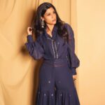 Konkona Sen Sharma Instagram - Mumbai Diaries S2 promotions! 💙💙💙 Outfit: @divyabydivyaanand Jewellery: @goldenwindow @ascend.rohank Rings: @amrapalijewels Styled by @damini_styles Team: @niddhii_jain Hair: @nimishahshah210 Makeup: @seldon_makeup Photographer: @visualaffairs_va