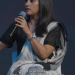 Konkona Sen Sharma Instagram - Konkona talks about how important it is to write intimacy correctly for the perfect execution of it! A director already has their film made in their head. When they come to the execution of it, they just know how to bring it all together and that makes Konkona one of the finest directors in our country. You can listen to the whole podcast The Best Parts (@theswaddle) ‘Holding Up ‘The Mirror’ To Lust with Konkona Sensharna’, on Spotify! In TS Studios’ The Best Parts podcast, journalist Genesia Alves dissects our favorite films, with a little help from the people who brought them to life. This session was recorded at IFP Festival Season 13. #IFP #IFPfestival ##ifp13 #lust #luststories2 #intimacy #konkonasensharma #films #filmmaking #direction #acting #writing #prep #podcasts #spotify