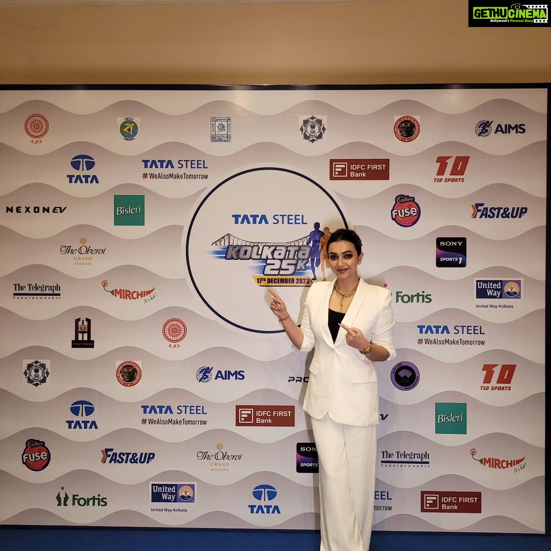 Koushani Mukherjee Instagram - I am Extremely Honoured Grateful and Thrilled to Announce My Association with @tskolkata25 as the Face Of their Humongous Event 2023. Sharing Some Moments From The Announcement Event!! Will See You All On 17 Dec 2023 ♥️