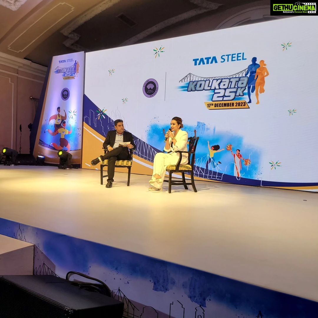 Koushani Mukherjee Instagram - I am Extremely Honoured Grateful and Thrilled to Announce My Association with @tskolkata25 as the Face Of their Humongous Event 2023. Sharing Some Moments From The Announcement Event!! Will See You All On 17 Dec 2023 ♥️