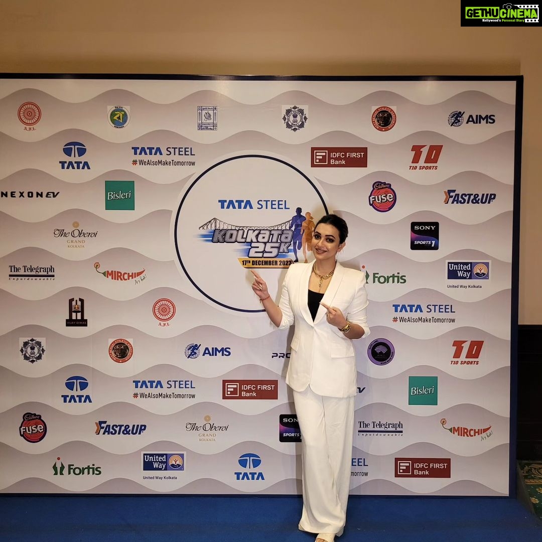 Koushani Mukherjee Instagram - I am Extremely Honoured Grateful and Thrilled to Announce My Association with @tskolkata25 as the Face Of their Humongous Event 2023. Sharing Some Moments From The Announcement Event!! Will See You All On 17 Dec 2023 ♥️