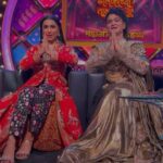 Kranti Redkar Instagram - We had to perform on this everlasting melody. Bahon mein chale aao is evergreen . Hope you like this one too. Thank you again for all the love and appreciation you always shower on me and @ashishpatil_the_lavniking . Thank you @abhijitpanse for the guest appearance. Watch dholki chya talawar Grand Finale , this Sunday only on @colorsmarathi . Reel shot by @durrao