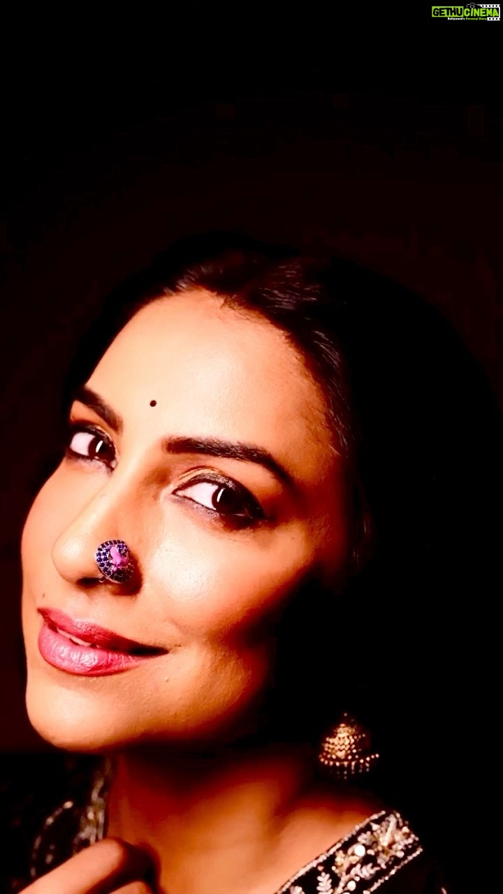 Kranti Redkar Instagram - Tired of buying the same set of Nathani that Tarnish and Lose their touch? Well we got you covered with our New Collection ✨ A Small Treasure: Nathani ✨ Some traditions are worth reviving, why not bring the Era of Nathani Back? In collaboration with Kranti Redkar Wankhede, who defines the New Age of Nathani and Feminine Aura with our 6 pieces curated with 22k Silver (916) with High quality Coloured stones and Meenakari work that will give you a new form of Self Expression ✨ Shop from Sorayaa, where every colour you choose is a colour for Royalty and joy💎 📸: @vilas__000 Hair : @reshmachaugule2511