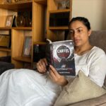 Kranti Redkar Instagram - Making my lazy Sunday afternoon thrilling with this must read book. It holds a cause that me and Sameer are so passionate about “Drug Prevention”. The book is an important read for parents and youngsters, as it reveals the notorious intentions of narcotics traffickers to trap youths in the dirty world of drug peddling and consumption. #cartelthenewagenarcos