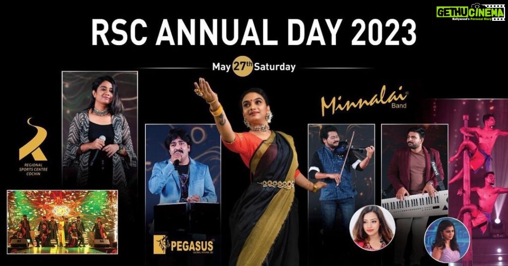 Krishna Praba Instagram - Today #rajivgandhiindoorstadium With team @iam__thandav_ RSC Annual Day 2023 @pegasusglobalpvtltd #performance #performer #stage #vibes #dance #musician #celebrity #celebration #actress