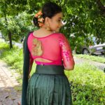 Krishna Praba Instagram - Wearing centuries' Worth of Traditions. 💖💖💚💚 Model @krishnapraba_momentzz 👗@sajawat_designerhub_bridalshop Styling @styling_by_js Behind BSNL office, Peringhave, Thrissur Contact: 8281212859 #instafashion #instagood #designerstore #designer #thrissur #trending #trend #girlsfashion #cutegirls #style #designerboutique #partywear #pose #green #reception #partywear #marriage #specialday #photo #photography #handwork #boutique #weddingbouquet #receptiondress #magenta #color #specialday #traditional #tamil #kerala