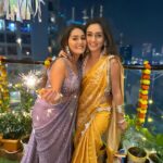 Kritika Sharma Instagram - Diwali Celebrations ✨ love light and laughter from us to you! Happy Diwali 🪔 #diwali #diwali2023 Mumbai, Maharashtra