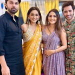 Kritika Sharma Instagram - Diwali Celebrations ✨ love light and laughter from us to you! Happy Diwali 🪔 #diwali #diwali2023 Mumbai, Maharashtra