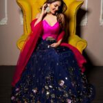 Kritika Sharma Instagram - Nazar na Lag Jaye jaanu ! Outfit @the_adhya_designer Studio @s3.mumbai Styled by @style.gramm_ MUA @hetals_brides Mumbai, Maharashtra