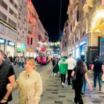 Kritika Sharma Instagram – Tourists Spots to visit in Istanbul Part – 2 
1.  Blue Mosque 
2.  Seven Hills restaurant – they let you feed the birds and you can see blue mosque and Hagia Sofia as well so do visit 
3.  Grand Bazaar – For shopping and bargaining is must ! 
4.  Topkapi Palace 
5.  Galata Tower 
6.  Suleymainiye Mosque
7.  Taksim Street 
8.  Baklava and Turkish Tea 
9.  Kumpir – potato filled with veggies and sauces a famous street food for vegetarians 
10. The famous St Sebastian cake at Galata Tower! 
 
Comment below if you have any questions ! 
Outfit Details
Blue dress @thesushclothing 
Orange dress @label.taikee 
Styled by @_vaishnavii.3011 

#turkey #istanbul #2023 
#touristsplacesinistanbul #travel #tourist Istanbul, Turkey