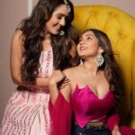 Kritika Sharma Instagram - Happy wala birthday my Princess 👸 Omg you are growing so fast my lil sister Turning into a fine lady! Yet with the attitude of my chotu irritating brat ! I love you so much I admire your hard work your positivity towards life ! I will always always have your back my baby I wish you get everything you wish for and be the Kareena Kapoor you always wanted to be but you still are I think ! You are my rock my love … the more mature one between us and the more sensible I must say ! I wish you fly high in the sky of success and I will be the wind beneath your wings Thank you for always being there for me even when I felt you weren’t but you were there My forever best friend my forever partner in crime ! I love you my princess And Ya stop biting me now you are a lady now ! I wish you all the luck on this day MY THIKHI MIRCHI! Phoolo and phaalo 🍀 let’s partyyyyyyyyyy! @tanyasharma27 💓 Mumbai, Maharashtra