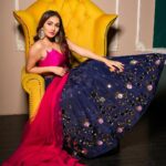 Kritika Sharma Instagram - Nazar na Lag Jaye jaanu ! Outfit @the_adhya_designer Studio @s3.mumbai Styled by @style.gramm_ MUA @hetals_brides Mumbai, Maharashtra