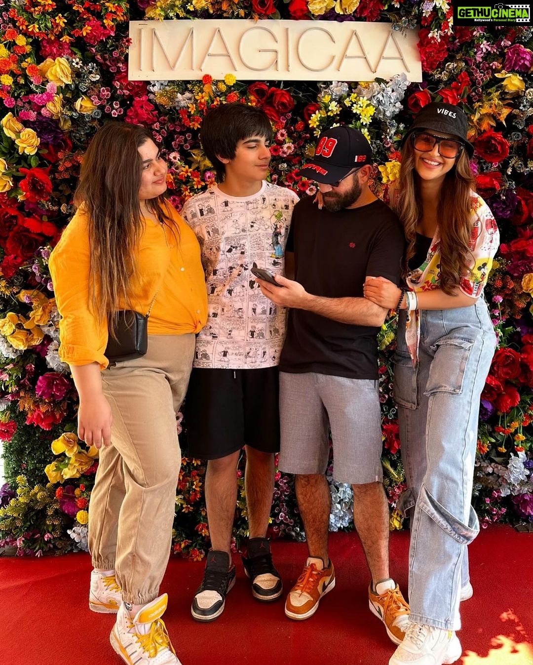 Krystle D'Souza Instagram - Swipe till the end for some fun rides ! @imagicaaworld is literally the Perfect Destination for friends and family to indulge in fun and adventure. I can’t wait to go back for more this upcoming holiday and festive season 💫 After a day full of rides @novotelimagicaa got our back! Such a comfortable stay and great food and hospitality made our day ! #imagicaadiaries #novotelimagica #memories Imagicaa