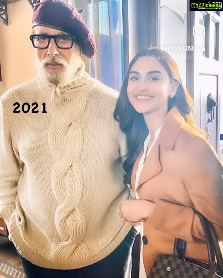 Krystle D'Souza Instagram - To put it rather simplistically, I remember in 2013 while I was already an actor working on my tv show I had done a trip to Madam Tussauds London and was so mesmerised by this tall dark and handsome wax statue and hopeful that some day i will get to share screen space with the legendary Mr.Amitabh Bacchan on the big screen ✨ Like you can see, I started manifesting this dream that very day onwards. Such big dreams and hopes sounded unrealistic to my friends and family. But I had FAITH IN MYSELF and kept going. After a few tv shows , a web show. I tested for a film CHEHRE with Amitabh Bacchan and got selected and it all worked out 💫 Every time I look back at this image that was clicked 10 years ago i feel so proud of where I’ve reached and it just gives me strength to only work harder and believe in myself even if no one else will ⚡️ I know this is just the beginning for me. I have so many dreams that scare me at times only because they are so big but I know I’m bigger and I will make them all come true someday 🤲🏻 #thankyouforcoming @ektarkapoor . . Thanks to @anitahassanandani I’ve penned this down 🙏🏻 This is also as a reminder to myself on days I self doubt . . I would love for @rithvik_d , @urvashidholakia @niasharma90 @arjunbijlani to share your journey so far ✨
