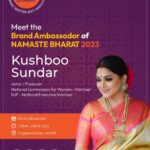 Kushboo Instagram - Hi my friends and loved ones in Singapore, I am proud to be associated with @de.ideaz and @purnimadeideaz in Singapore and be the Brand Ambassador of #NamasteBharat , to promote our culture & heritage. India has the richest culture in the world. And I as a proud Indian, have the honor in taking it forward. An initiative to take India globally, a dream of every Indian. Will be in Singapore on the 2nd and 3rd of Nov to inaugurate #NamasteBharat Look forward to seeing you in huge numbers. Let the festivities begin. Let's us celebrate #NamasteBharat 🙏🙏🙏🌟🌟🌟♥️♥️♥️❤️❤️❤️