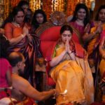Kushboo Instagram - And the blessings continue 🙏🙏🙏 #vishnumayatemple #naarishaktipooja #Thrissur