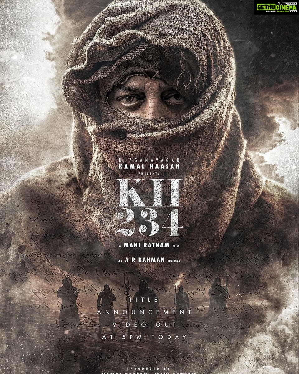 Kushboo Instagram - Set your reminders! Unveiling the Title of #KH234 at 5 PM today #TitleAnnouncementToday5pm #KH234 #Ulaganayagan #KamalHaasan #HBDKamalSir #HBDUlaganayagan @ikamalhaasan #ManiRatnam @arrahman #Mahendran @bagapath @MShenbagamoort3 @RKFI @RedGiantMovies_ @turmericmediaTM @dop007 sreekar_prasad @anbariv #SharmishtaRoy @amritharam2 @ekalakhani @AmbadyRanjith @gopiprasannaa @idiamondbabu @prosathish @magizhmandram @UrsVamsiShekar @propratheesh @PROHarisarasu
