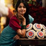 Kushee Ravi Instagram - Happiness blooms from within…..🌹🌸 . . Concept : @nagaraja_somayaji Pc. : @focusphotographyservice M&H. : @makeovers_by_shwethagowda Stylist. : @stylebyaishwarya Accessories : @thespatika
