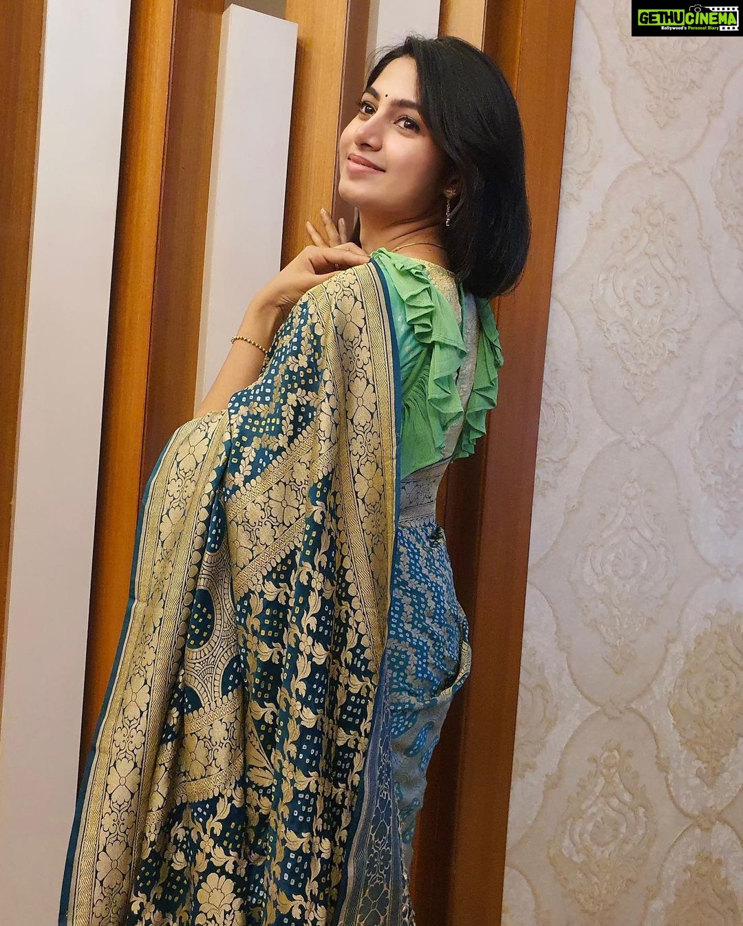 Kushee Ravi Instagram - 🥻 : @stylebyaishwarya