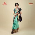 Kushee Ravi Instagram - In vibrant hues of gold and green, A pattu saree choose to tread, Its silken threads, soft to the touch, I feel like a queen, I feel like a star Inframe @iamkusheeraviofficial With intricate designs and rich textures, she looks like a true queen. Her elegance and grace are undeniable, making her a sight to behold Credits - MAU: @dr.durga_worldrecordholder Assistant MUA: @make_over_by_nirmala Photography: @photoboothcaptures , @niteshmehta_photography Jewelry Patner: @thespatika Let's grab our favorite sarees today on the below platforms 1. Vist and shop on website www.kalamandir.com 2. Order any remarkable piece of your favorite saree by sharing its screenshot on our WhatsApp number➡️9852 9852 99 3. Watch our daily INSTAGRAM LIVE SHOWS to grab your favorite saree at the best price offered by Kalamandir. Enjoy the best of saree shopping at KALAMANDIR - Where safety is a priority ( all products dispatched go thru thorough sanitization meeting all norms of safety for our esteemed #SilkSaree #TraditionalIndianAttire #IndianFashion #SpecialOccasionWear #ElegantSaree #SophisticatedStyle #pattusaree #blueandgold #indianfashion #elegancepersonified