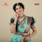 Kushee Ravi Instagram - In vibrant hues of gold and green, A pattu saree choose to tread, Its silken threads, soft to the touch, I feel like a queen, I feel like a star Inframe @iamkusheeraviofficial With intricate designs and rich textures, she looks like a true queen. Her elegance and grace are undeniable, making her a sight to behold Credits - MAU: @dr.durga_worldrecordholder Assistant MUA: @make_over_by_nirmala Photography: @photoboothcaptures , @niteshmehta_photography Jewelry Patner: @thespatika Let's grab our favorite sarees today on the below platforms 1. Vist and shop on website www.kalamandir.com 2. Order any remarkable piece of your favorite saree by sharing its screenshot on our WhatsApp number➡️9852 9852 99 3. Watch our daily INSTAGRAM LIVE SHOWS to grab your favorite saree at the best price offered by Kalamandir. Enjoy the best of saree shopping at KALAMANDIR - Where safety is a priority ( all products dispatched go thru thorough sanitization meeting all norms of safety for our esteemed #SilkSaree #TraditionalIndianAttire #IndianFashion #SpecialOccasionWear #ElegantSaree #SophisticatedStyle #pattusaree #blueandgold #indianfashion #elegancepersonified