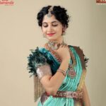 Kushee Ravi Instagram - In vibrant hues of gold and green, A pattu saree choose to tread, Its silken threads, soft to the touch, I feel like a queen, I feel like a star Inframe @iamkusheeraviofficial With intricate designs and rich textures, she looks like a true queen. Her elegance and grace are undeniable, making her a sight to behold Credits - MAU: @dr.durga_worldrecordholder Assistant MUA: @make_over_by_nirmala Photography: @photoboothcaptures , @niteshmehta_photography Jewelry Patner: @thespatika Let's grab our favorite sarees today on the below platforms 1. Vist and shop on website www.kalamandir.com 2. Order any remarkable piece of your favorite saree by sharing its screenshot on our WhatsApp number➡️9852 9852 99 3. Watch our daily INSTAGRAM LIVE SHOWS to grab your favorite saree at the best price offered by Kalamandir. Enjoy the best of saree shopping at KALAMANDIR - Where safety is a priority ( all products dispatched go thru thorough sanitization meeting all norms of safety for our esteemed #SilkSaree #TraditionalIndianAttire #IndianFashion #SpecialOccasionWear #ElegantSaree #SophisticatedStyle #pattusaree #blueandgold #indianfashion #elegancepersonified