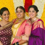 Kushee Ravi Instagram - My bestie wedding ❤️ I was so emotional when I saw her standing for reception and for the muhurtham… I am so happy for you both ma ❤️🥰 ahhhhh my girl is taken 🫣🥹 wishing you more and more happiness ❤️ @kavyakumar0_0 @manjunath0116