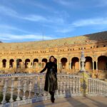 Kyra Dutt Instagram - For all you Star Wars Fans! Location “Palace of the kingdom of Naboo” / Plaza De España! #MayTheForceBeWithYou! Sevilla is a dream to shoot in because of the fantastic light. It’s like warm sunshine on a winter day. An aesthetically beautiful city.❤️ #StarWars #Sevilla Plaza de España