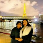 Kyra Dutt Instagram - ℒ𝒶 𝓋𝒾𝑒 𝑒𝓈𝓉 ℬ𝑒𝓁𝓁𝑒*~ Happy Birthday Mom. Blood of my blood. Flesh of my flesh. I am because of you. You are my strength & my weakness. The only family I have. Cheers to being the strongest woman I know & bringing me up as a single parent & raising me to be the strong & independent woman I am today. Even though I know I am quite a handful. Thank you for just being there always. I love you. Your Baby Girl. 👩‍❤️‍👩 #HappyBirthdaySheila🎂 Thank you to chef @alainducasse for a spectacular meal on-board the luxe @ducassesurseine 🛥 Three Michelin 🌟 15.12.19 Ducasse sur Seine