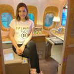Kyra Dutt Instagram – Another One!✈️ Emirates First Class
