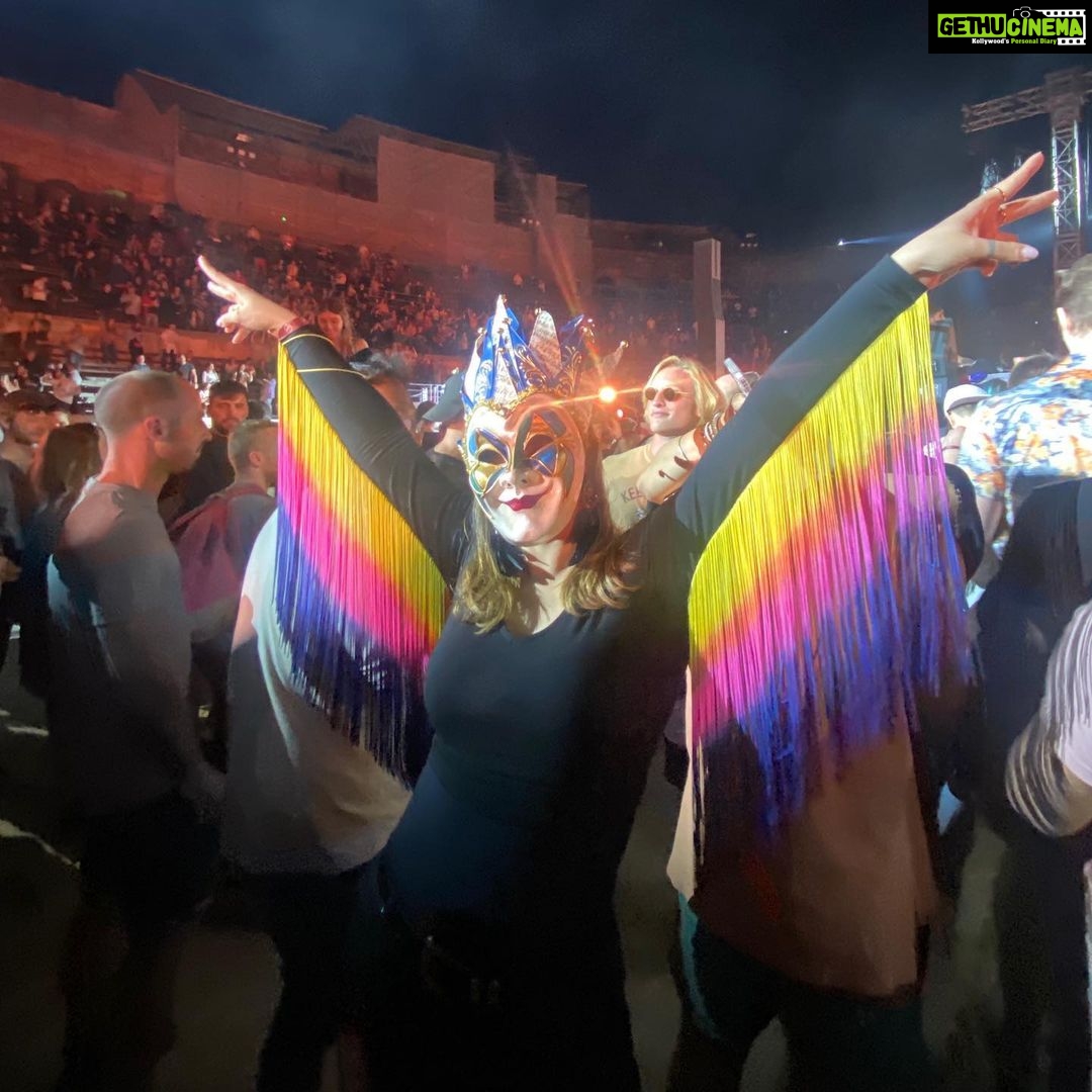 Kyra Dutt Instagram - Veni Vidi Vici @borisbrejcha @cerclemusic #Epic!🔥 Les Arenes de Nimes