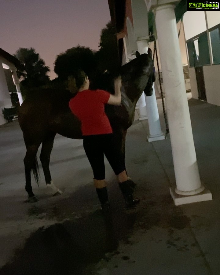 Kyra Dutt Instagram - A Day of Love & labour!❤️ Silvina🐴 Desert Palm Polo Club, Dubai