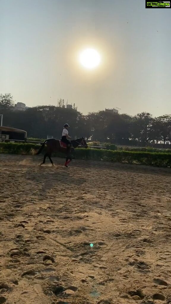 Kyra Dutt Instagram - Back @ my Fav place @amateurridersclub Riding after 2 years! With my baby girl #Agrima🐎❤️
