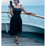 Lahari Shari Instagram - Capturing endless waves of joy on this cruise adventure! 🌊🚢 Feeling so blessed to be surrounded by the beauty of the sea 📸✨ Designer and Stylist : @adamohyd Photographer : @troyphotographyofficial #CruisinAndChillin #SeaLove #LifeThroughTheLens #OceanLove #CruiseLife #HappyTimes #HappyVibes #SeasideSnaps #SmilingAndPosing #HappyHeart