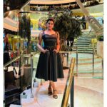 Lahari Shari Instagram - Feeling Awesome in the lobby of this cruise ship! 🛳️✨ Living my best life, surrounded by luxury and good vibes. 😇💃🖤 Designer and Stylist : @adamohyd Photographer : @troyphotographyofficial #CruiseLife #HappyVibes #LivingLarge #SeasTheDay #LuxuryTravel #Happy #LifeIsBeautiful #lovelylife
