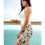 Lahari Shari Instagram - Morning vibes be like 🌄✨ Standing tall, soaking in the beauty of the day. Feeling unstoppable and ready to conquer this Monday! 🔥 Photographer : @troyphotographyofficial Designer and Stylist : @adamohyd #GoodMorning #MorningVibes #MondayMotivation #MorningMood #FeelingAwesome #HappyDay #LoveMyLife Cruise