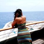 Lahari Shari Instagram - Setting sail on this grand adventure, feeling truly awesome as I stand before the endless sea. 🚢⚓️💫 Photographer : @troyphotographyofficial Designer and Stylist : @adamohyd #CruiseLife #SeaBound #AdventureAwaits #OceanOdyssey #SailAway #FeelingAwesome"