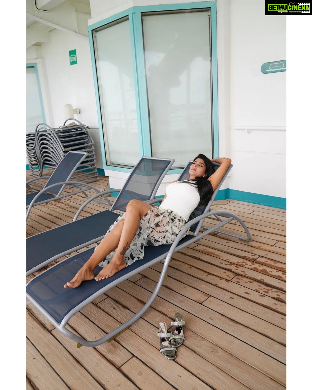 Lahari Shari Instagram - Chilling ππΉ Soaking up the sun, poolside vibes! βοΈπ΄π§ββοΈ Living my best life on this pool chair ππ Photographer : @troyphotographyofficial Designer and Stylist : @adamohyd #ActressOnVacation #PoolsideVibes #SunKissed #RelaxationMode #LivingMyBestLife #ChillingLikeAVillain #PoolTimeFun #LightsCameraRelax #StaycationMode #SummerFeels #SunKissed #PoolGoals #RelaxationModeOn #StaycationModeActivated #BlessedWithGoodWeather #MakingWaves #VacayModeOn #LivingInParadise #FeelingLikeARockstar Cruise