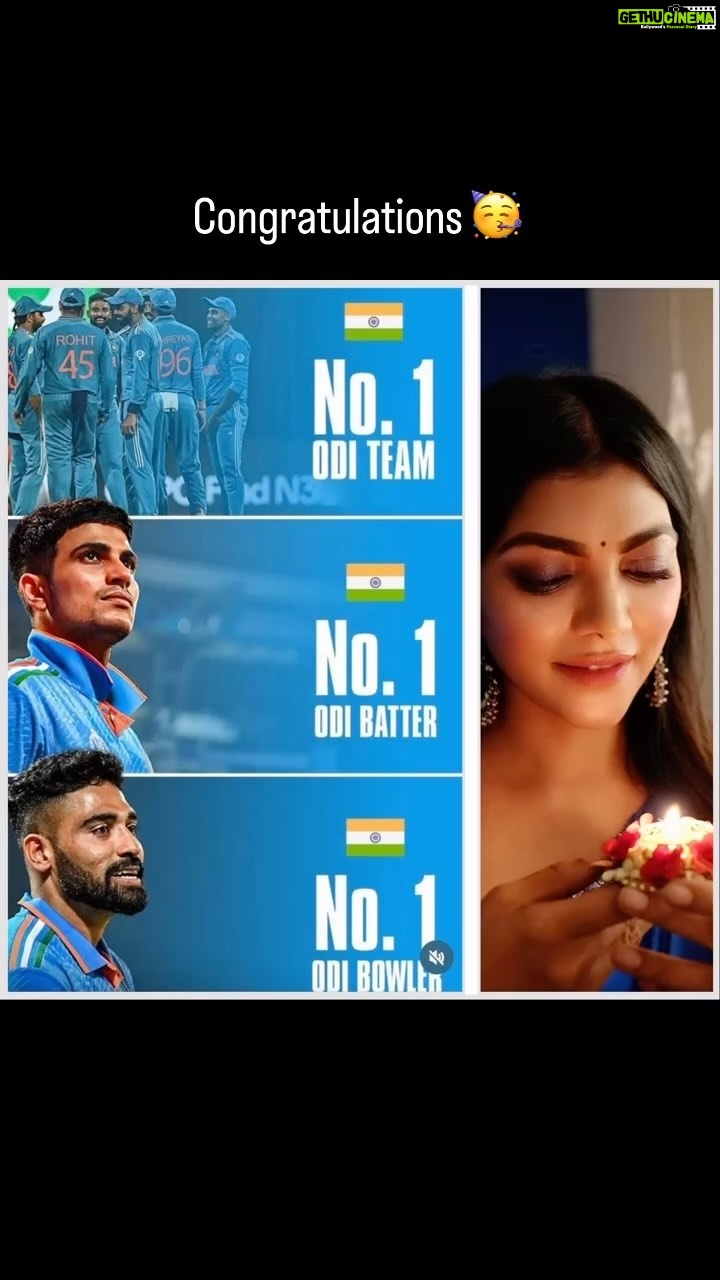 Lahari Shari Instagram - The best is yet to come✌🏼, lighten up our spirits by lifting the World Cup!!! #indiancricketteam #shubmangill #siraj #bestteam #bestbatsman #bestbowler #no1