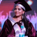 Lahari Shari Instagram - Felt like a total 🌟 as the Guest of Honour at Veda Degree College's Graduation Ceremony and Freshers Party Yesterday! It's such an honour to be recognized and celebrated by these amazing students. 🎓✨ Embracing this new role with grace and excitement. It was a great experience to inspire and motivate these future leaders to chase their dreams and make a difference in the world. 🌍 🎉🥳 @vedadegreecollege Designer and Stylist : @adamostylestudio #GuestOfHonor #VedaDegreeCollege #GraduationCeremony #FreshersParty #NewBeginnings #FutureLeaders #Inspiration #Motivation #LetsParty #CelebrateSuccess #NavratriVibes #FestiveFeeling #IndianFestivals #CelebrationMode #GlamorousAndGraceful #Navratri2023 #actress #teleuguactress #telugucinema #telugumovies #filmcity #hyderabad #tollywood Hyderabad