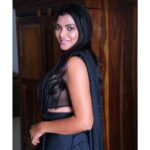 Lahari Shari Instagram - Embracing the dark side on Day 3 of Navratri 🌑✨ It's all about celebrating the strength within tradition ❤️🖤🖤 Attire : @ohanahyd Ptographer : @troyphotographyofficial Stylist : @adamostylestudio #NavratriVibes #FestiveFeeling #IndianFestivals #CelebrationMode #GlamorousAndGraceful #Navratri2023 #Fashionista #InstaStyle #SlayingTheFestivities #DressedToImpress #StunningInSaree #actress #teleuguactress #telugucinema #telugumovies #filmcity #hyderabad #tollywood #Navratri2023 #navratri #navratrispecial #chaitranavratri #durga #NavratriVibes #BlackIsBeautiful #EmbraceTheTradition #StrengthWithin #PowerfulWomen #GoddessModeOn #Day3OfNavratri
