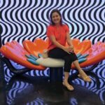 Laila Mehdin Instagram - Orange is the color of fire 🔥, sunsets 🌄 and a rising moon 🌙 It is such a bright, happy and vibrant colour. I wish you a happy, bright and vibrant orange week ahead! Love to you all!